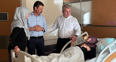 Canbey’den Atatürk Şehir Hastanesi’nde Yatan Hastalara Ziyaret