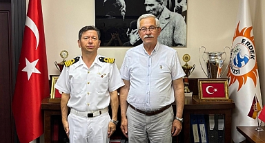 Dz. Alb. Ufuk Kartalkayası’ndan Erdek Belediye Başkanı Burhan Karışık’a Veda Ziyareti