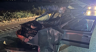 Edremit-Burhaniye Yolunda Ters Yönden Gelen At Arabası Faciaya Yol Açtı