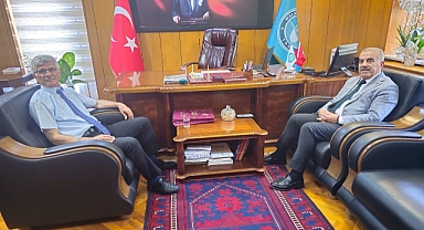 İl Millî Eğitim Müdürü Murat Demir’den Necatibey Eğitim Fakültesi Dekanı Prof. Dr. Bilal Yıldırım’a Ziyaret