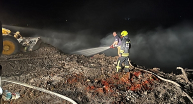 İvrindi’de Çöplük Yangını