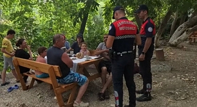 Kaz Dağları'nda Jandarmadan Yangın Önlemi: Vatandaşlara Ateş Uyarısı