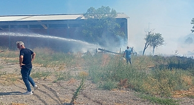 Köylüköy'de Ot Yangını Paniği! 