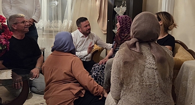 Mehmet Aydemir, Vefat Eden Partili İçin Havran’da Aileyi Yalnız Bırakmadı