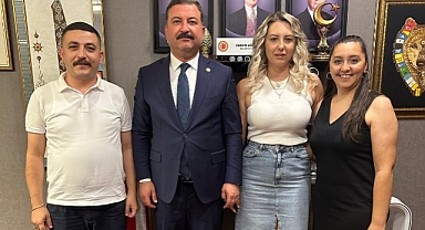 Milletvekili Ekrem Gökay Yüksel’e Türk Yerel Hizmet-Sen Balıkesir Şube Başkanı’ndan Ziyaret