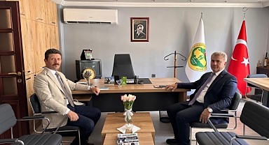 Mustafa Canbey'den Faruk Özen'e Hayırlı Olsun Ziyareti