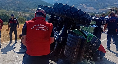 Susurluk’ta Feci Kaza: Traktörün Altında Kalan 2 Kişi Ağır Yaralandı