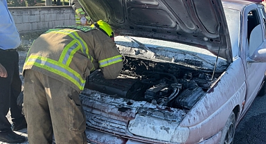 Susurluk Yolunda Araç Alev Aldı: İtfaiye Facianın Eşiğinden Döndürdü!