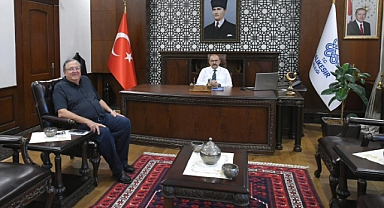 Tellioğlu Şirketler Grubu Yönetim Kurulu Başkanı Servet Tellioğlu, Vali İsmail Ustaoğlu'nu Ziyaret Etti