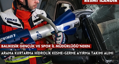 BALIKESİR GENÇLİK VE SPOR İL MÜDÜRLÜĞÜ'NDEN