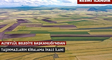 ALTIEYLÜL BELEDİYE BAŞKANLIĞI'NDAN