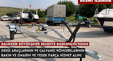 BALIKESİR BÜYÜKŞEHİR BELEDİYE BAŞKANLIĞI'NDAN