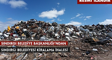 SINDIRGI BELEDİYE BAŞKANLIĞI'DAN