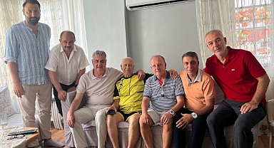 1966 Edremitspor’dan Zekeriya Orta’ya Geçmiş Olsun Ziyareti: Edremitspor Ailesi Yanında
