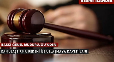 BASKİ GENEL MÜDÜRLÜĞÜ'NDEN