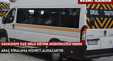 SAVAŞTEPE İLÇE MİLLİ EĞİTİM MÜDÜRLÜĞÜ'NDEN