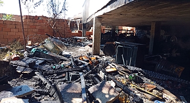 Ayşebacı’da Bodrum Kat Yangını 