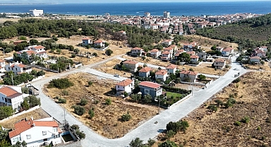 Ayvalık Sarımsaklı’da 30 Bin Metrekarelik Yol Çalışması Tamamlandı