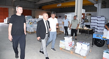 Balıkesir’de Ücretsiz Ders Kitapları Hazırlıkları Yerinde İncelendi