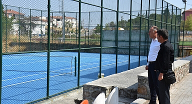 Balıkesir Gençlik ve Spor İl Müdürü Adem Özalp, Sındırgı İlçesinde Spor Tesislerini İnceledi