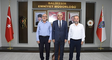 Balıkesir İl Emniyet Müdürü Hasan Yiğit’e Ziyaret