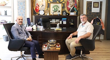 Balıkesir İl Milli Eğitim Müdürü Murat Demir’den Kepsut Belediye Başkanı İsmail Cankul’a Ziyaret