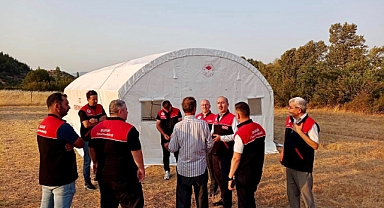 Balıkesir İl Tarım ve Orman Müdürlüğü, Sındırgı Deprem Bölgesinde Üreticilerin Yanında