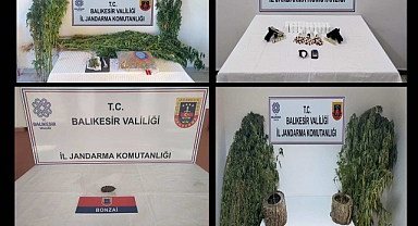Balıkesir Jandarmasından Uyuşturucuya Darbe: 6 Şüpheli Gözaltında