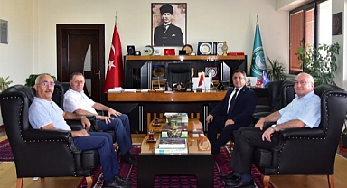 Balıkesir Orman Bölge Müdürü Musa Şen, BAÜN Rektörü Prof. Dr. Yücel Oğurlu’yu Ziyaret Etti