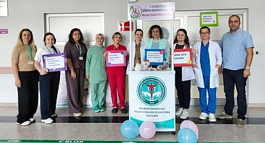 Balıkesir Üniversitesi Hastanesi’nde Dünya Emzirme Haftası Etkinliği Düzenlendi: Anne Sütünün Önemi Vurgulandı