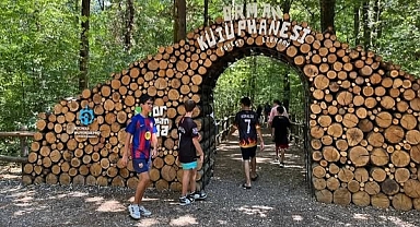 Balıkesirli Çocuklar Kocaeli Kartepe’de Ormanya Milli Parkı’nda Doğa ile Buluştu