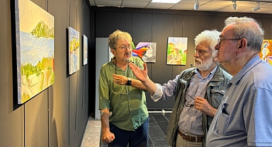 Bandırma’da Mustafa Selçuk’un “Karma Resim Sergisi” Açıldı