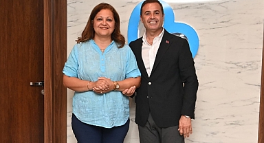 Başkan Ahmet Akın, Afyonkarahisar Belediye Başkanı Burcu Köksal’ı Ağırladı