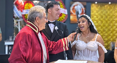 Başkan Dursun Mirza, Ozan ve Kübra’nın Nikahını Kıydı