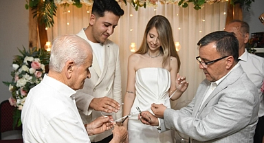 Başkan Hakan Şehirli Yüzükleri Taktı Mutluluğa Ortak Oldu