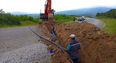 Baski, Kepsut’un Mehmetler Mahallesi’ni Şebeke Suyuna Kavuşturdu