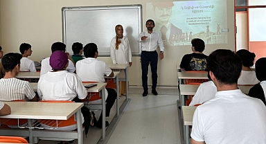 BAÜN Burhaniye Uygulamalı Bilimler Fakültesi’nde Stajyer Öğrencilere İş Sağlığı ve Güvenliği Eğitimi Verildi
