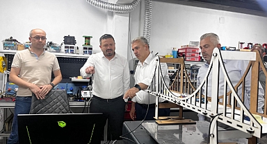 Canbey'den Mehmet Aydemir'i İş Yerinde Ziyaret Etti