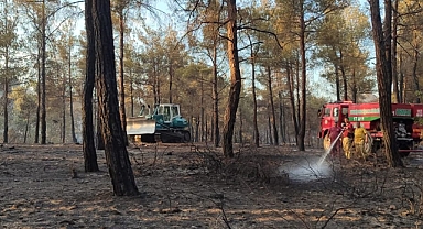 DSİ 25. Bölge Müdürlüğü Çanakkale Orman Yangınına Seferber Oldu
