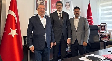 Edremit Belediye Başkanı Mehmet Ertaş’tan CHP Genel Başkan Yardımcısı Ensar Aytekin’e Ziyaret: Edremit Kitap Fuarı Daveti