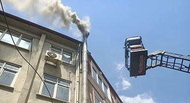 Edremit Camivasat Mahallesi'nde Baca Yangınına Hızlı Müdahale