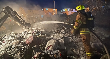 Erdek’te Baraka Yangını İtfaiye Ekiplerince Kontrol Altına Alındı