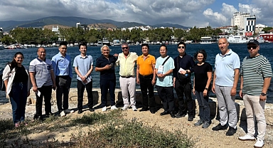 Erdek’te Çinli Su Teknolojileri Heyetinden Belediye Başkanı Burhan Karışık’a Ziyaret