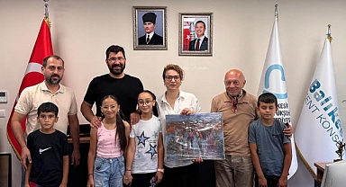 Havran İda Spor Kulübü’nden Balıkesir Kent Konseyi Başkanı Sevinç Baykan Özden’e Ziyaret