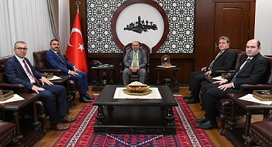 İçişleri Bakanlığı Denetim Heyetinden Vali İsmail Ustaoğlu’na Ziyaret