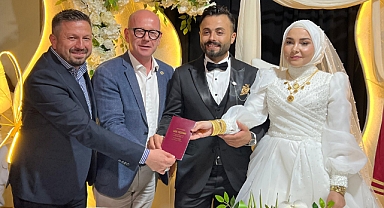 İlyas Ege ve Merve Sabır'ın Düğününde Siyaset ve Medya Dünyası Buluştu