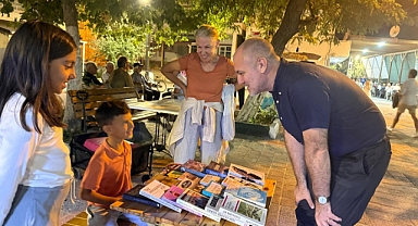 Marmara Adalar Belediye Başkanı Aydın Dinçer Çınarlı’da Esnafla Buluştu