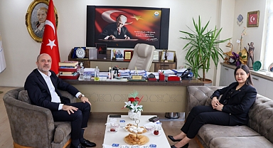 Marmara Adalar Belediye Başkanı Aydın Dinçer, Kaymakam Rumeysa Görentaş ile İlçe Gelişmelerini Görüştü