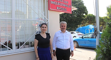 Milletvekili Mustafa Canbey'den Altıeylül'deki Mahalle Muhtarlarına Ziyaret