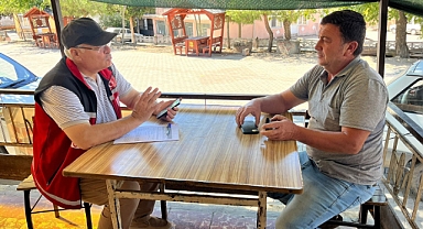 PSD Ekipleri Sındırgı’da Afet Bölgesinde Vatandaşların Yanında